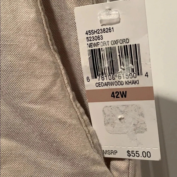 IZOD Bermuda Golf Shorts Newport Oxford 42 Waist NWT - Picture 9 of 11